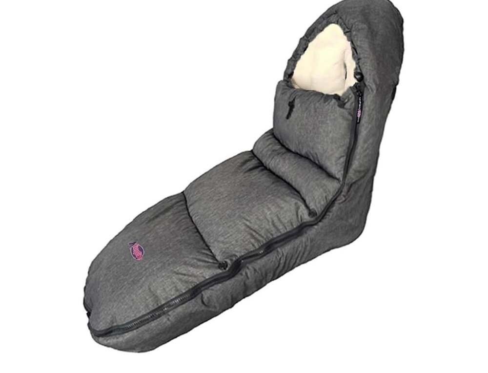 Funlife Universal Stroller Footmuff Winter Sleeping Bag Gray